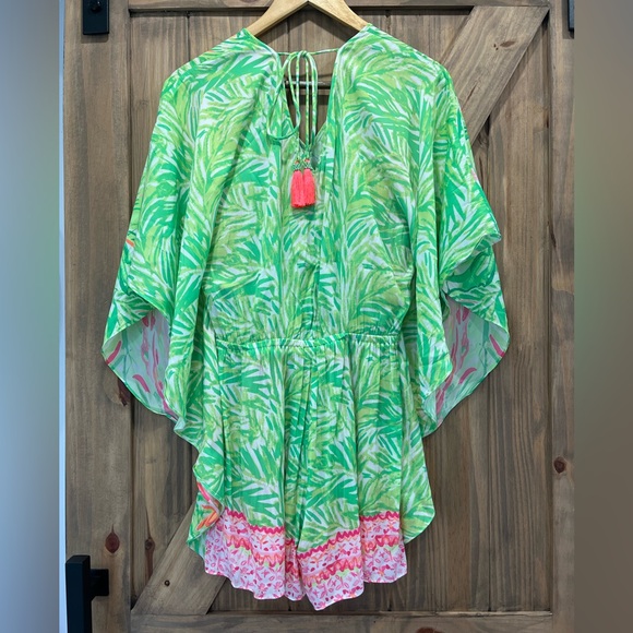 Lilly Pulitzer Mai Romper Caftan Small - Picture 2 of 4